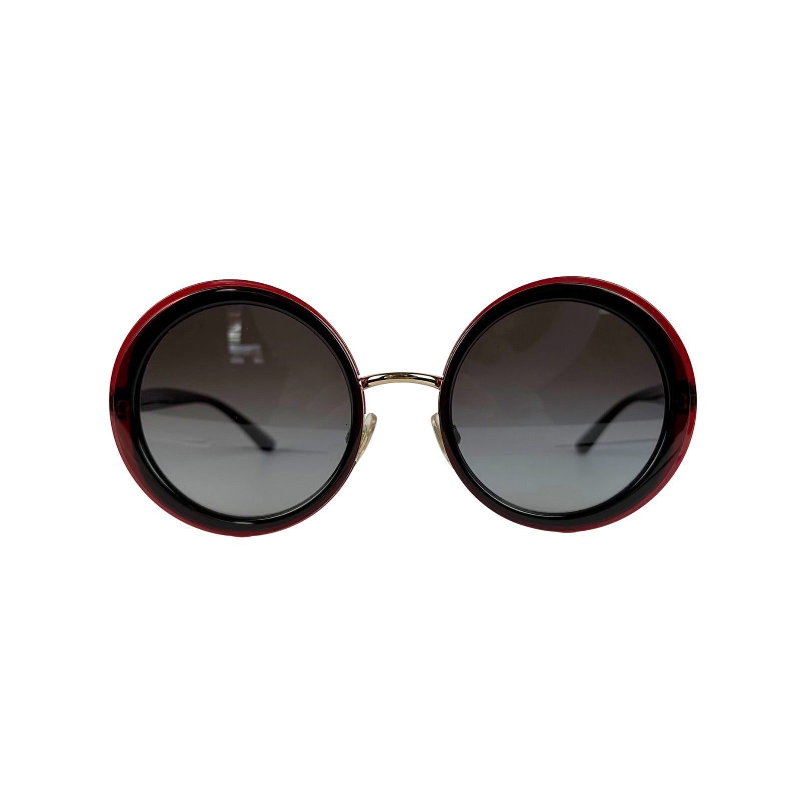 Dolce & Gabbana Double Line Round Sunglasses
