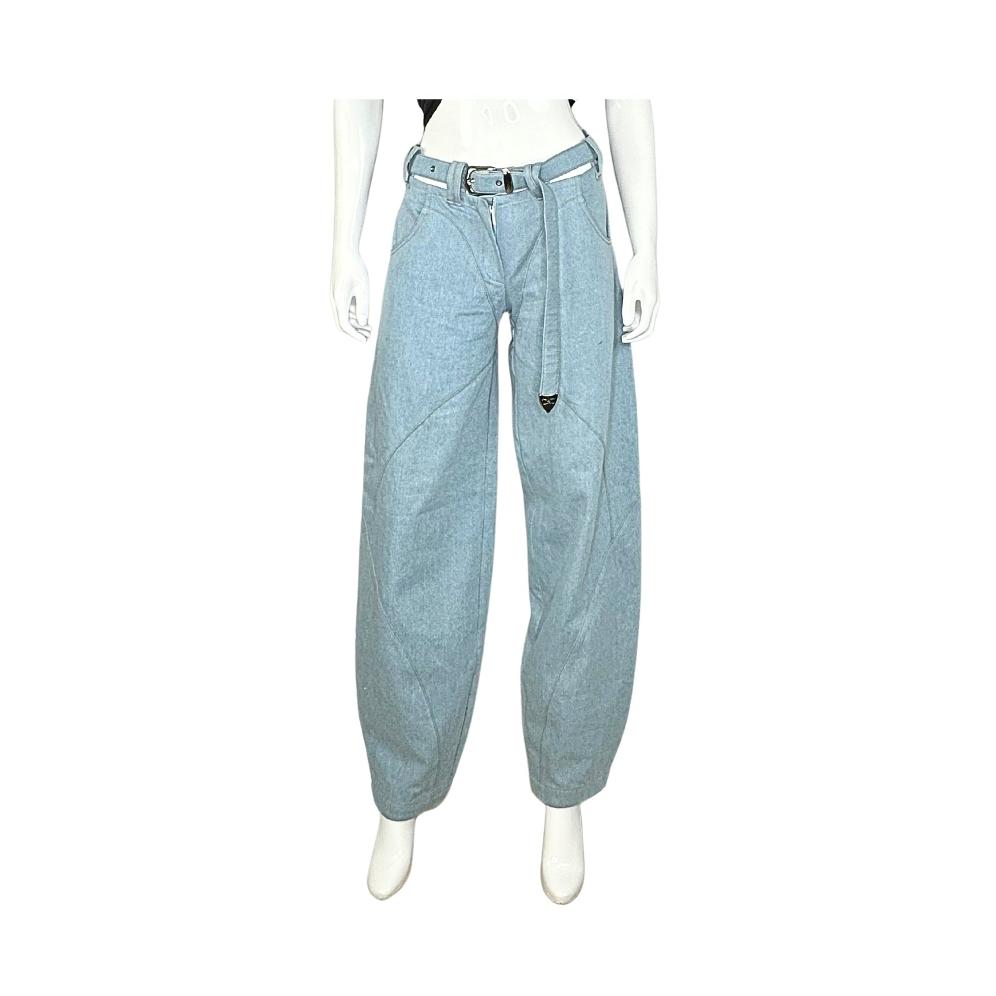 Poche Roma Belt Jeans