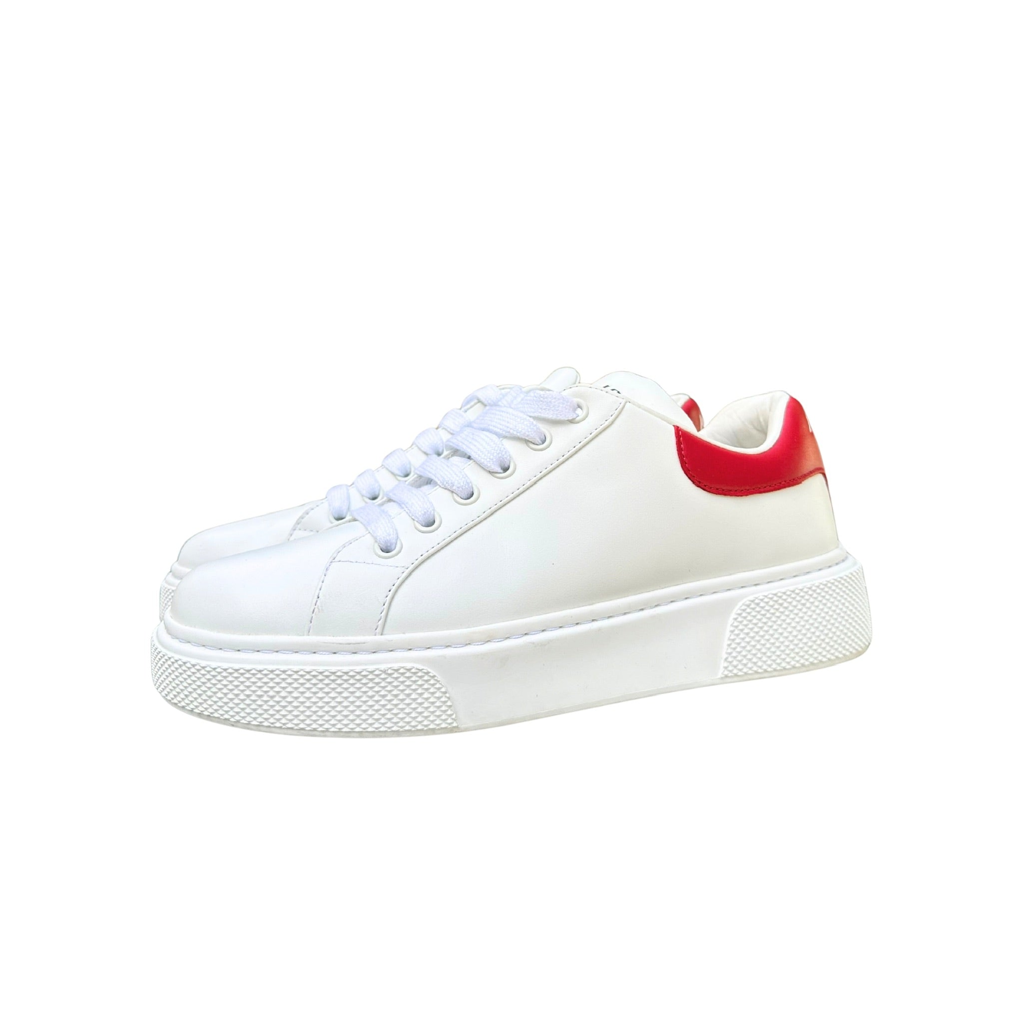 Prada Oversized Lace Up Sneakers