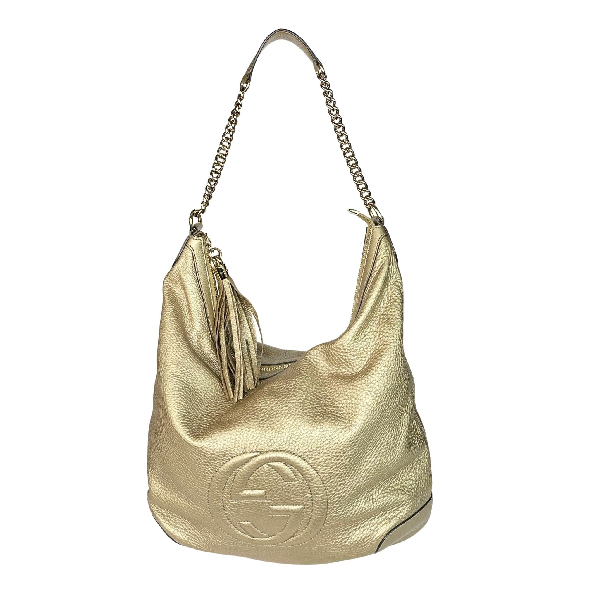 Gucci Interlocking Soho Chain Hobo Bag