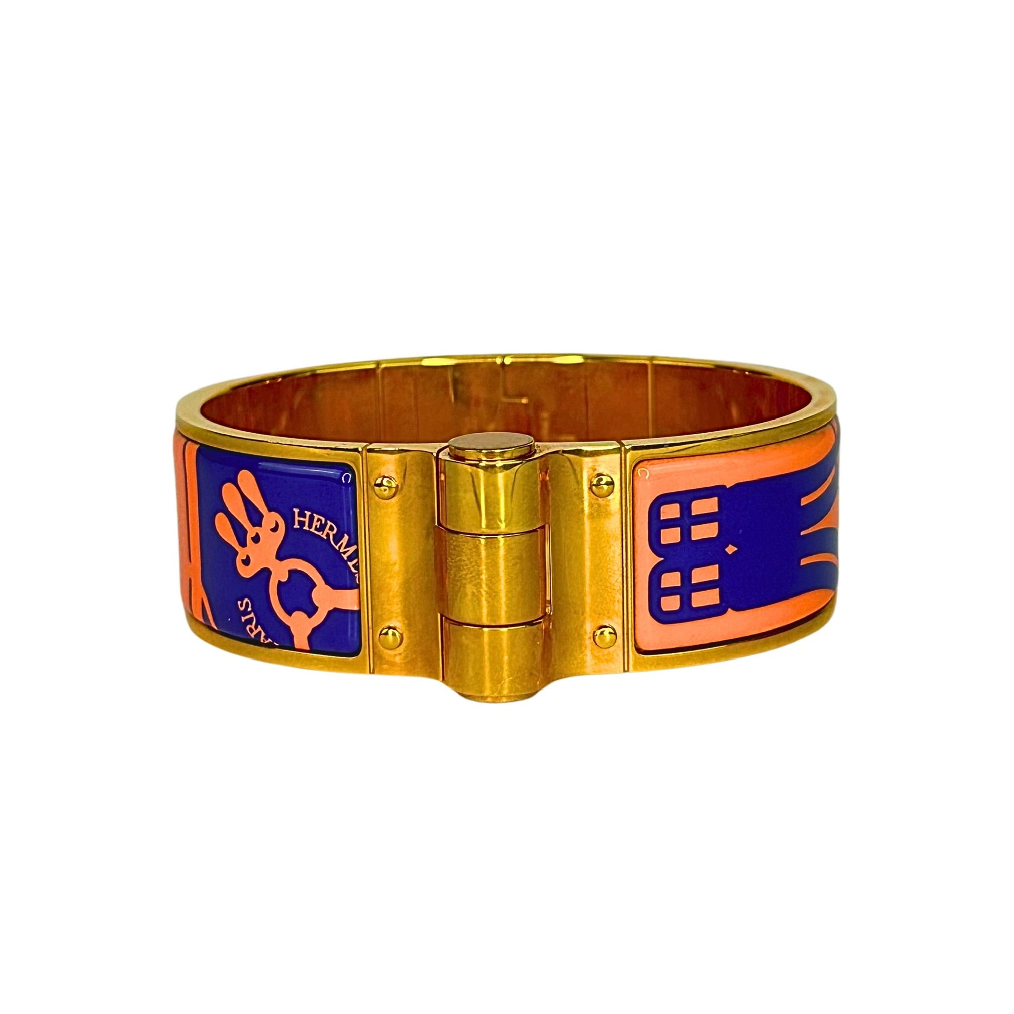 Hermès Mors a Jouets Enamel Bracelet