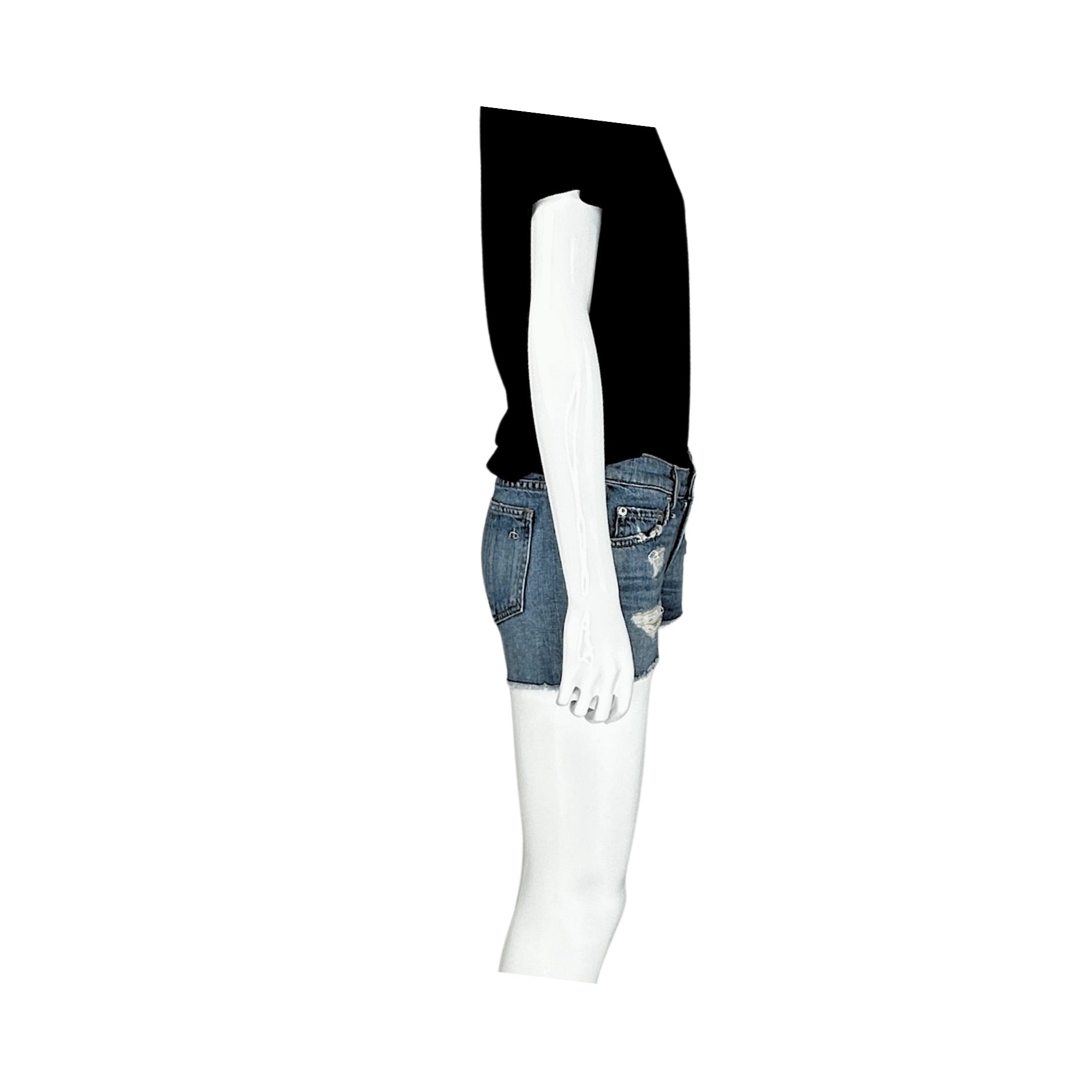 Rag & Bone Distressed Denim Shorts